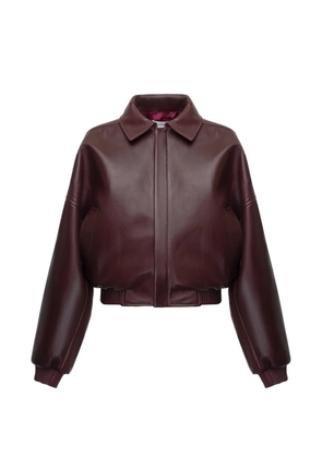 Situationist leather jacket - Red