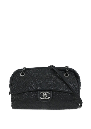 CHANEL Pre-Owned 2015-2016 textured shoulder bag - Black