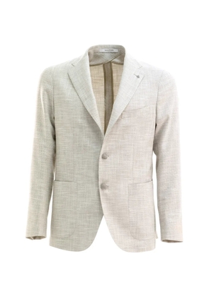Tagliatore notched lapel single-breasted jacket - Neutrals