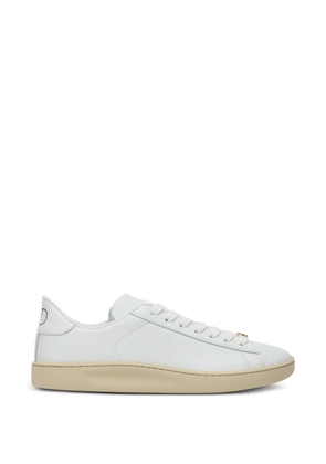 Valentino Garavani logo leather sneakers - White