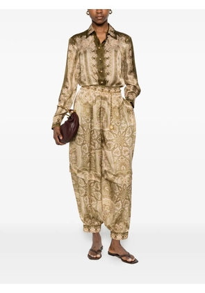 ZIMMERMANN paisley trousers - Neutrals