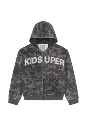 KidSuper hooded camouflage sweatshirt - Grey