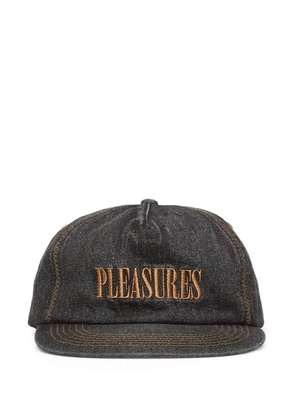 Pleasures logo-embroidered baseball cap - Black