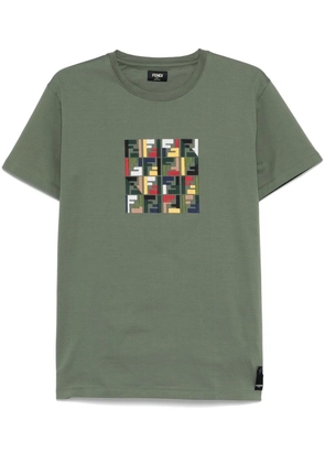 FENDI cotton T-shirt - Grey