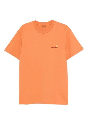 Carhartt WIP logo-embroidered T-shirt - Orange