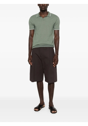 Antony Morato piped polo-collar T-shirt - Green