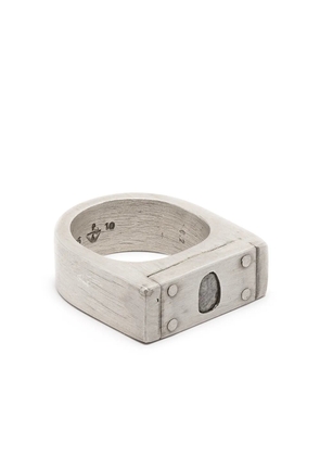 Parts of Four Plate Single ring - Silver