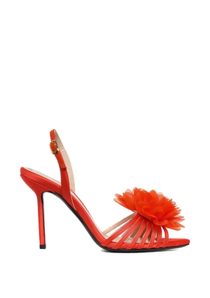 GINISSIMA Julia heeled sandals - Orange