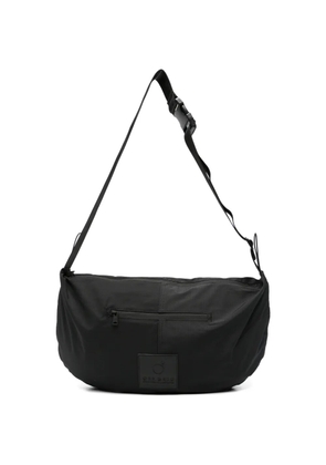 OFF GRID buckle strap messenger bag - Black