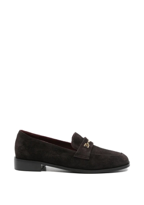 LINDA BAUMANN brown loafers
