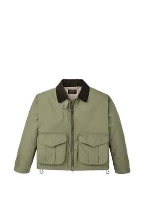Filson oversized flap-pocket zip-up jacket - Green