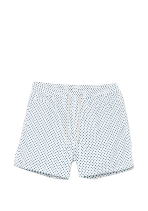 MC2 Saint Barth Lighting patterned swim short - White