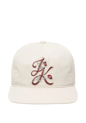 JUNTAE KIM embroidery cap - Neutrals