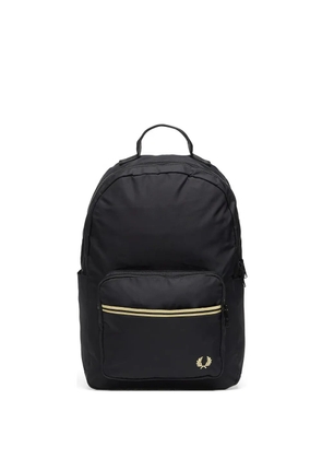 Fred Perry tipped tape backpack - Black