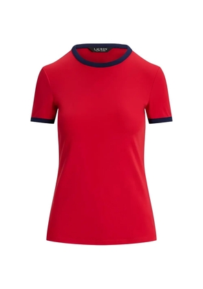 Lauren Ralph Lauren trim round neck T-shirt - Red