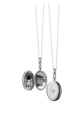MONICA RICH KOSANN Infinity locket necklace - Silver