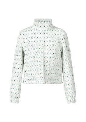MARCCAIN heart-pattern jacket - White