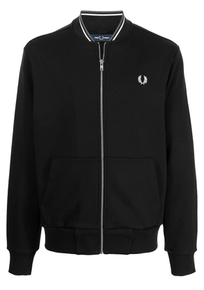Fred Perry plain bomber jacket - Black