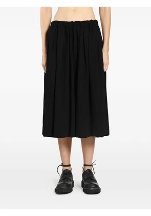 CDG pleated midi skirt - Black