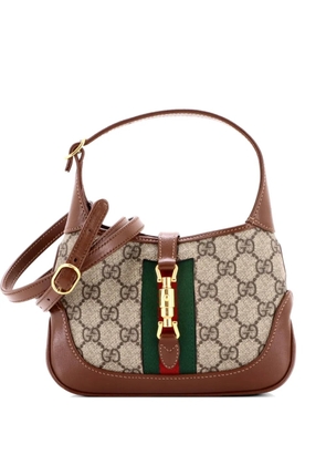 Gucci Pre-Owned Jackie 1961 GG Coated Canvas Mini hobo bag - Brown