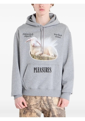 Pleasures graphic-print hoodie - Grey