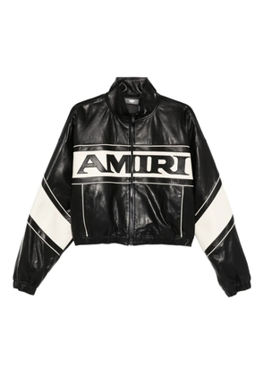 AMIRI logo-panelled jacket - Black