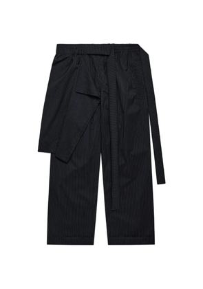 Craig Green Uniform pinstriped trousers - Blue