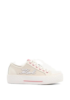 Karl Lagerfeld logo sneakers - Neutrals