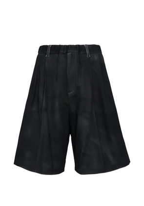 Taakk faux-leather shorts - Black