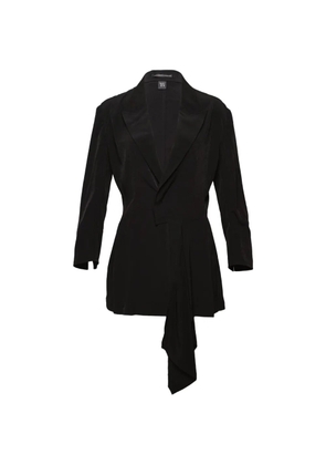 Y's draped jacket - Black