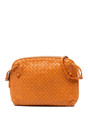Bottega Veneta Pre-Owned 2012-2025 Nappa Intrecciato Nodini crossbody bag - Orange