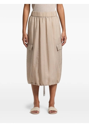 Peserico side-pocket midi skirt - Neutrals