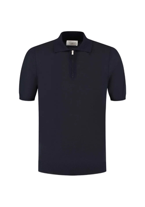 Marco Pescarolo zip polo shirt - Blue