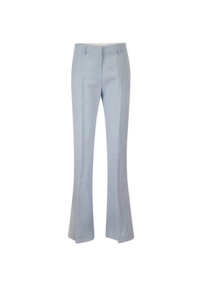 Sportmax flat-front flared trousers - Blue