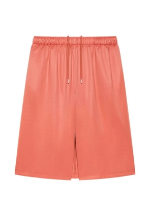 Courrèges back-panel shorts - Orange