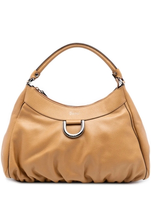 Gucci Pre-Owned 2016-2026 Leather Abbey D Ring shoulder bag - Brown