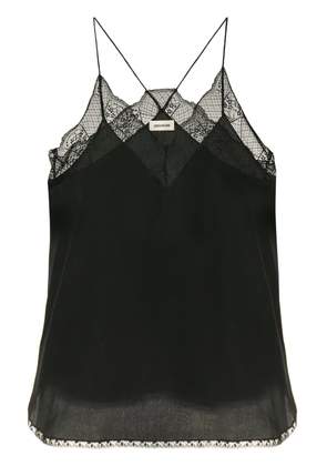 Zadig&Voltaire Christy silk camisole - Black