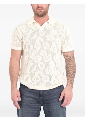 NN07 Ryan floral open T-shirt - Neutrals