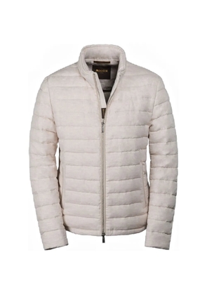 Moorer Alec quilted bomber jacket - Neutrals