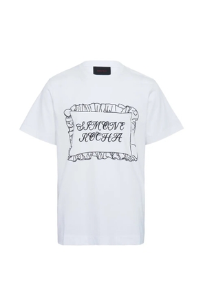 Simone Rocha Pillowcase-logo T-shirt - White