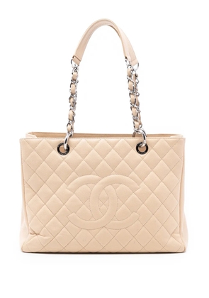 CHANEL Pre-Owned 2010-2011 Caviar Grand Shopping tote bag - Brown