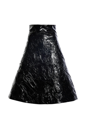 A.W.A.K.E. Mode A-line midi skirt - Black