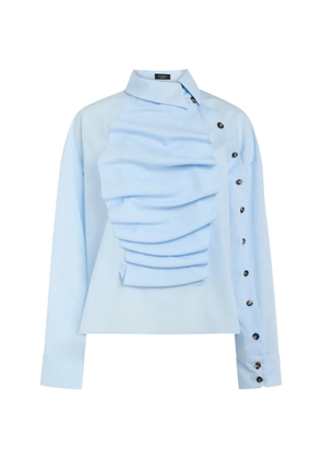 A.W.A.K.E. Mode button-embellishment blouse - Blue