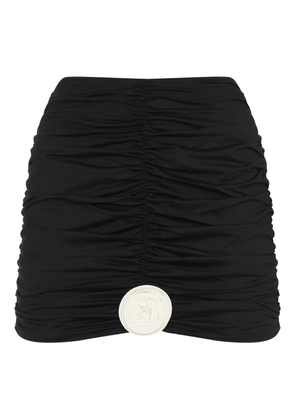 La Reveche Lilibet ruched miniskirt - Black