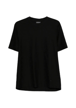 Emporio Armani short-sleeve crewneck T-shirt - Black