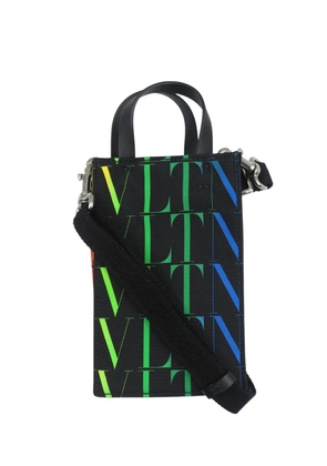 Valentino Garavani Pre-Owned 2010-2025 Canvas VLTN satchel - Black