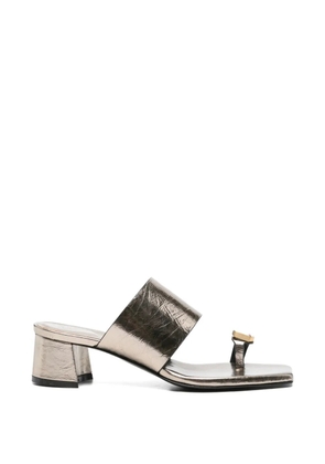 Donnarì square-toe sandals - Gold