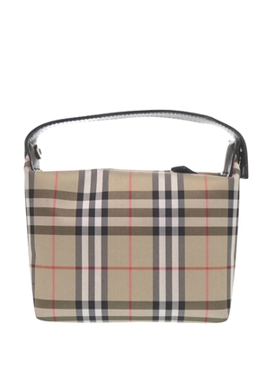 Burberry Pre-Owned 2000-2017 House Check Nylon handbag - Neutrals