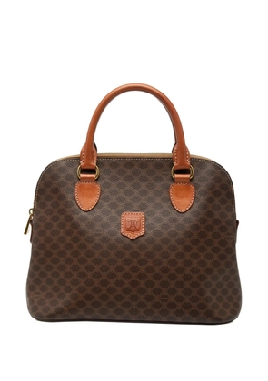 Celine Pre-Owned 1996 Macadam Coated Canvas Dome handbag - Brown