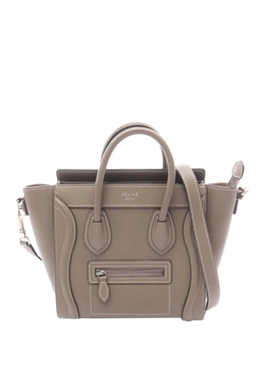 Celine Pre-Owned 2010-2026 Nano Luggage Tote satchel - Neutrals